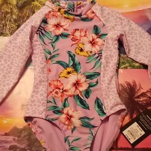 NWT Art Class Long Sleeve Swimuit